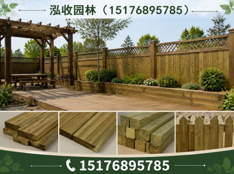 郑州防腐木展示图